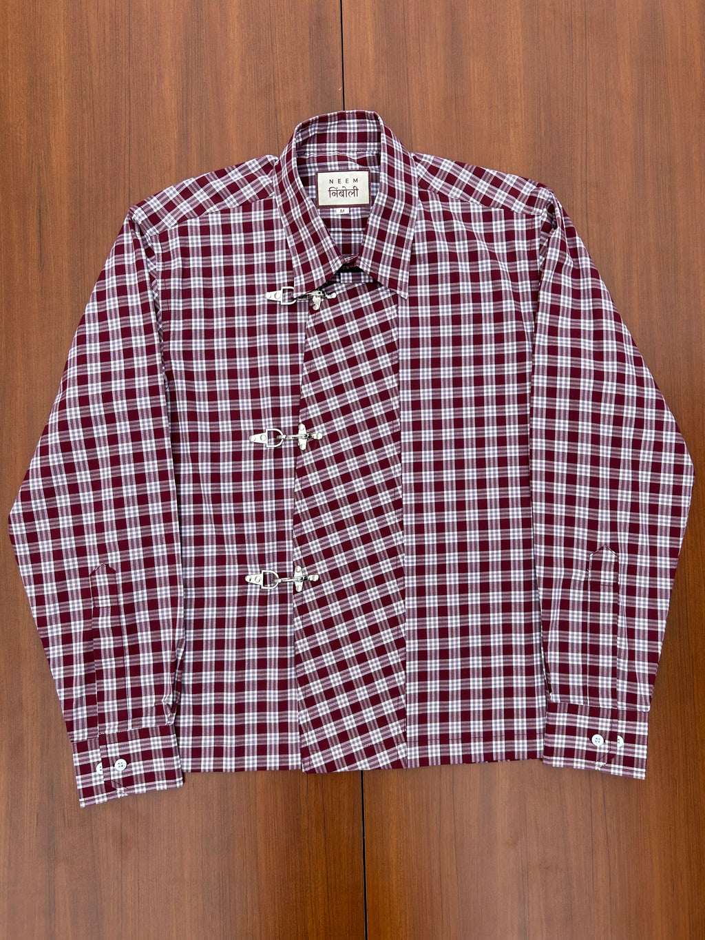 Maroon Fireman Clasp Shirt