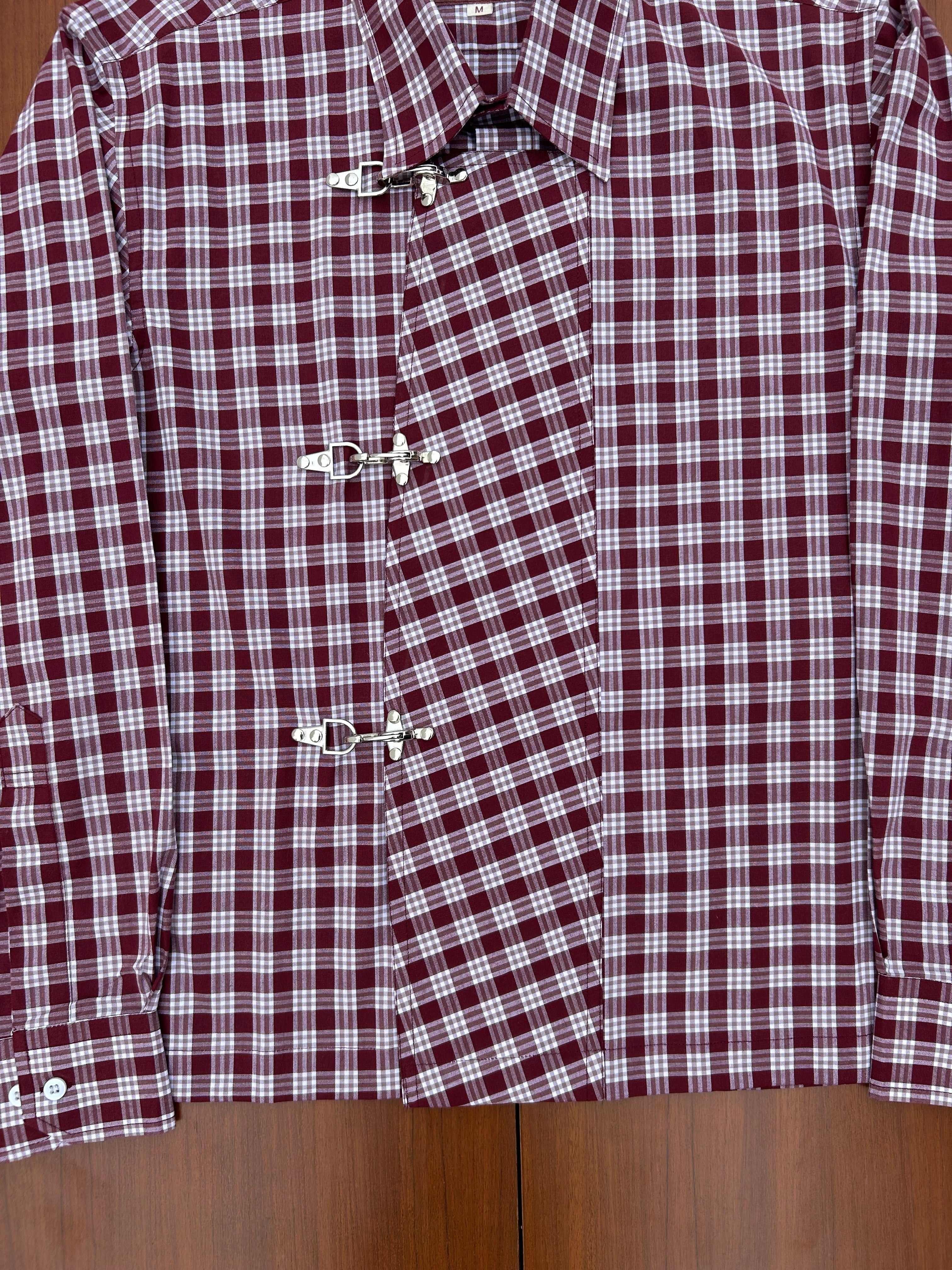 Maroon Fireman Clasp Shirt