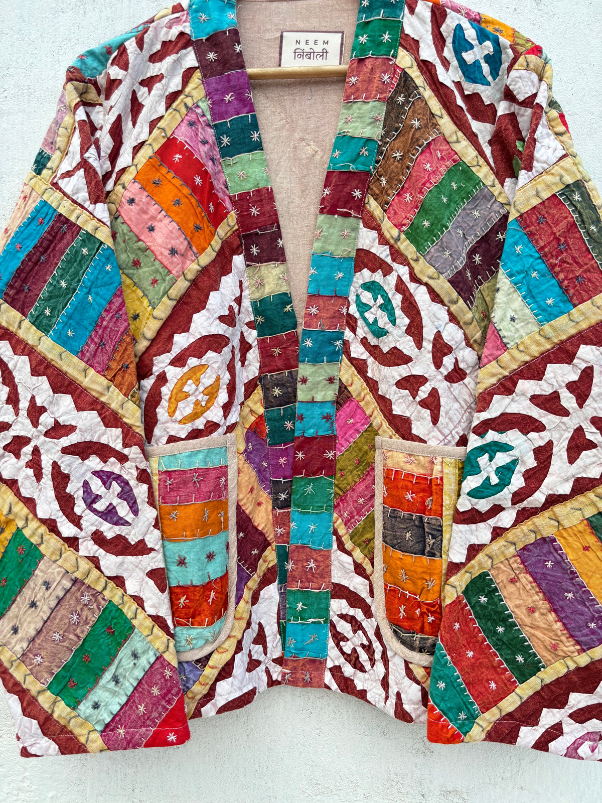 Vintage Patchwork Cotton Quilted Jacket