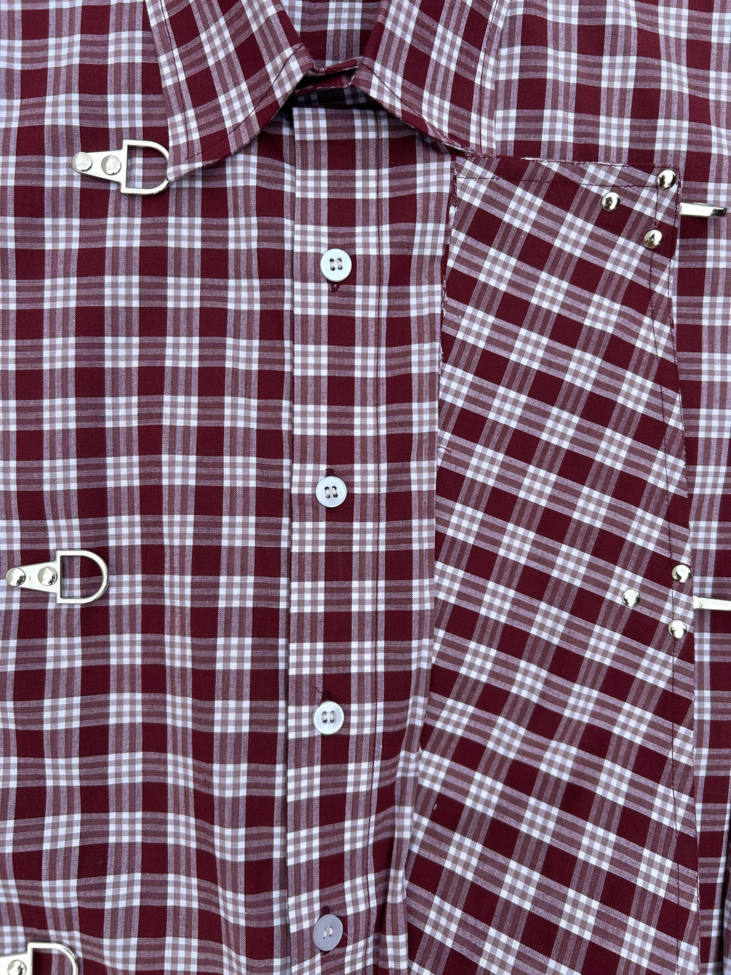 Maroon Fireman Clasp Shirt