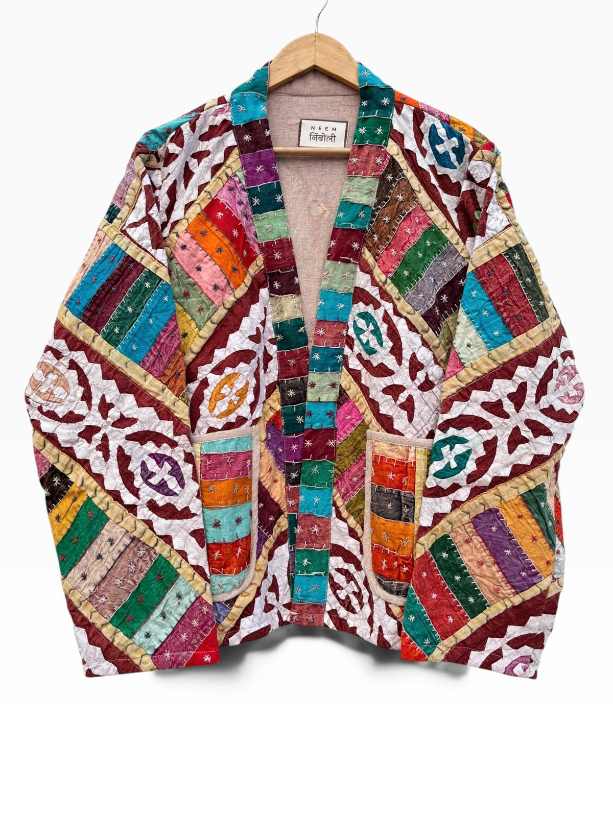 Vintage Patchwork Cotton Quilted Jacket