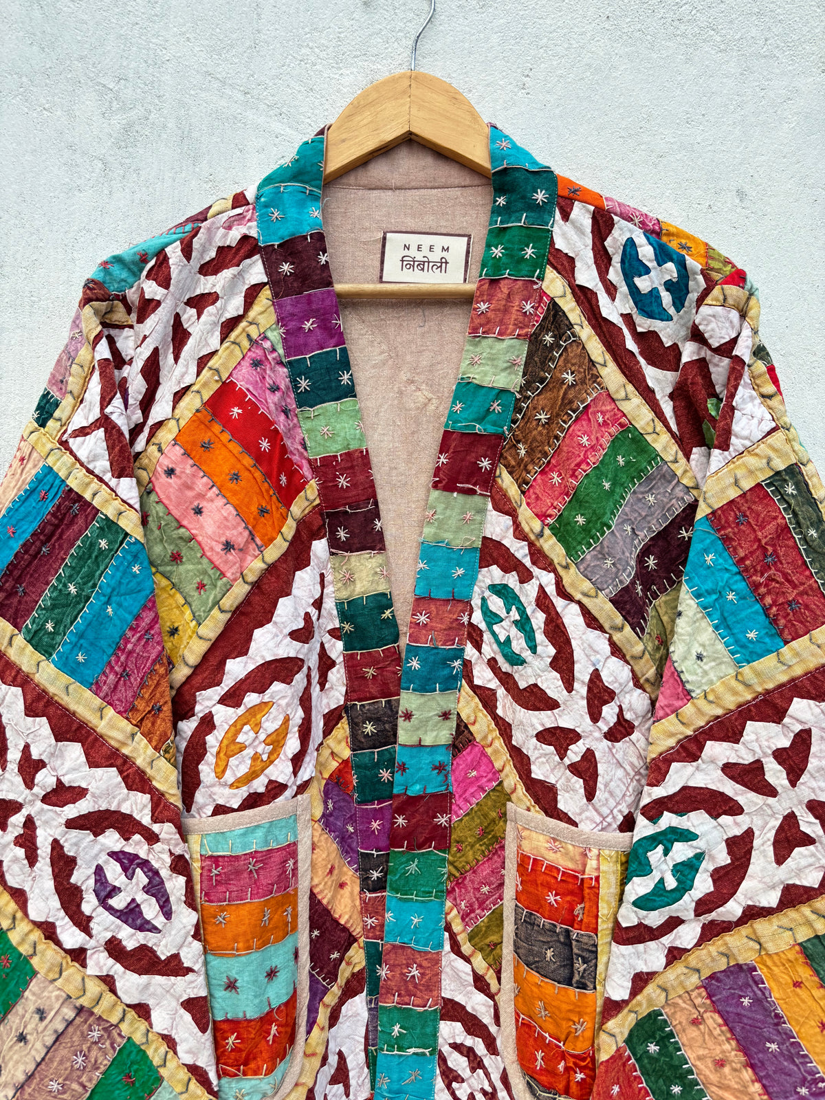 Vintage Patchwork Cotton Quilted Jacket