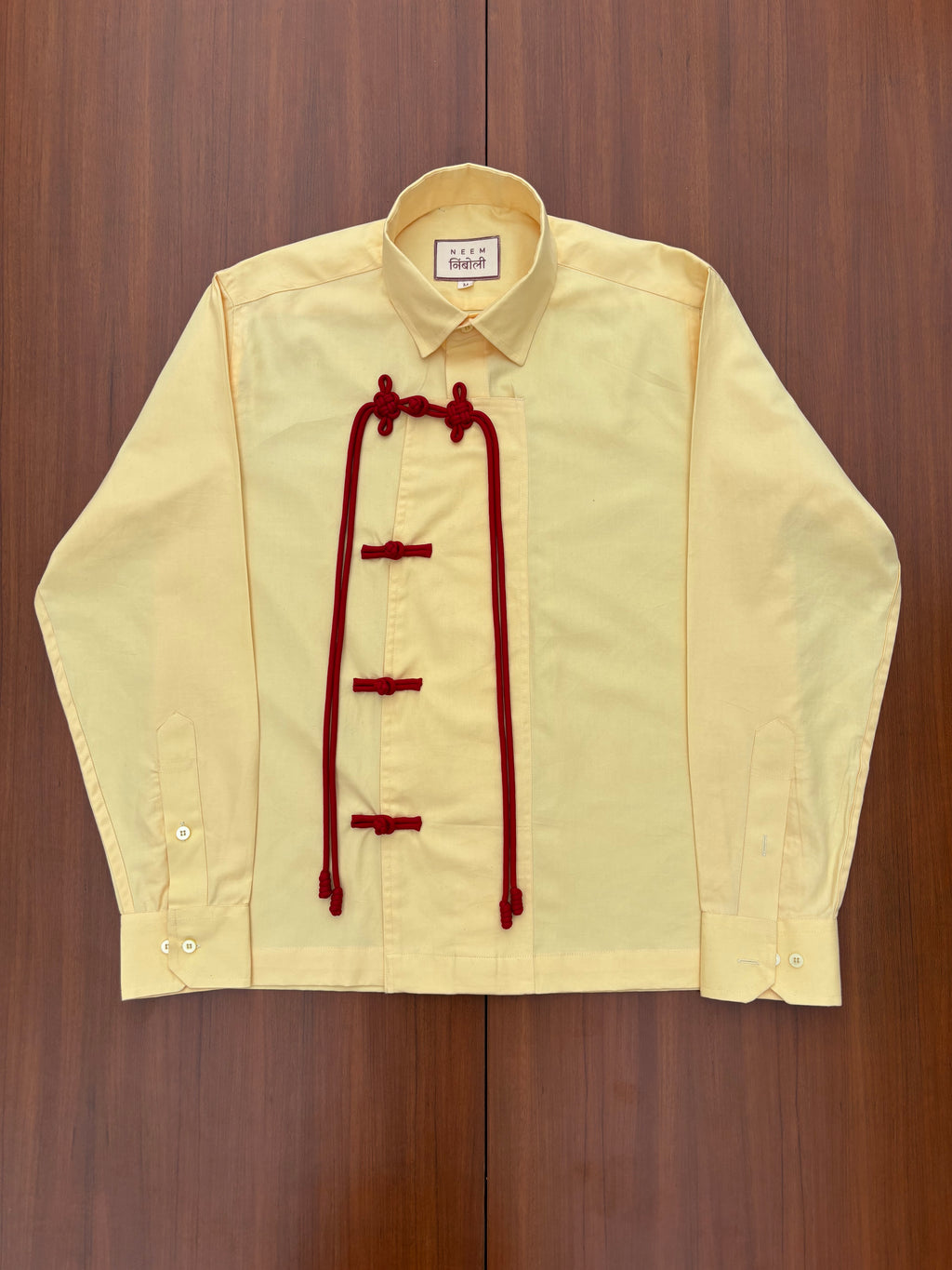 Yellow Cheongsam Shirt