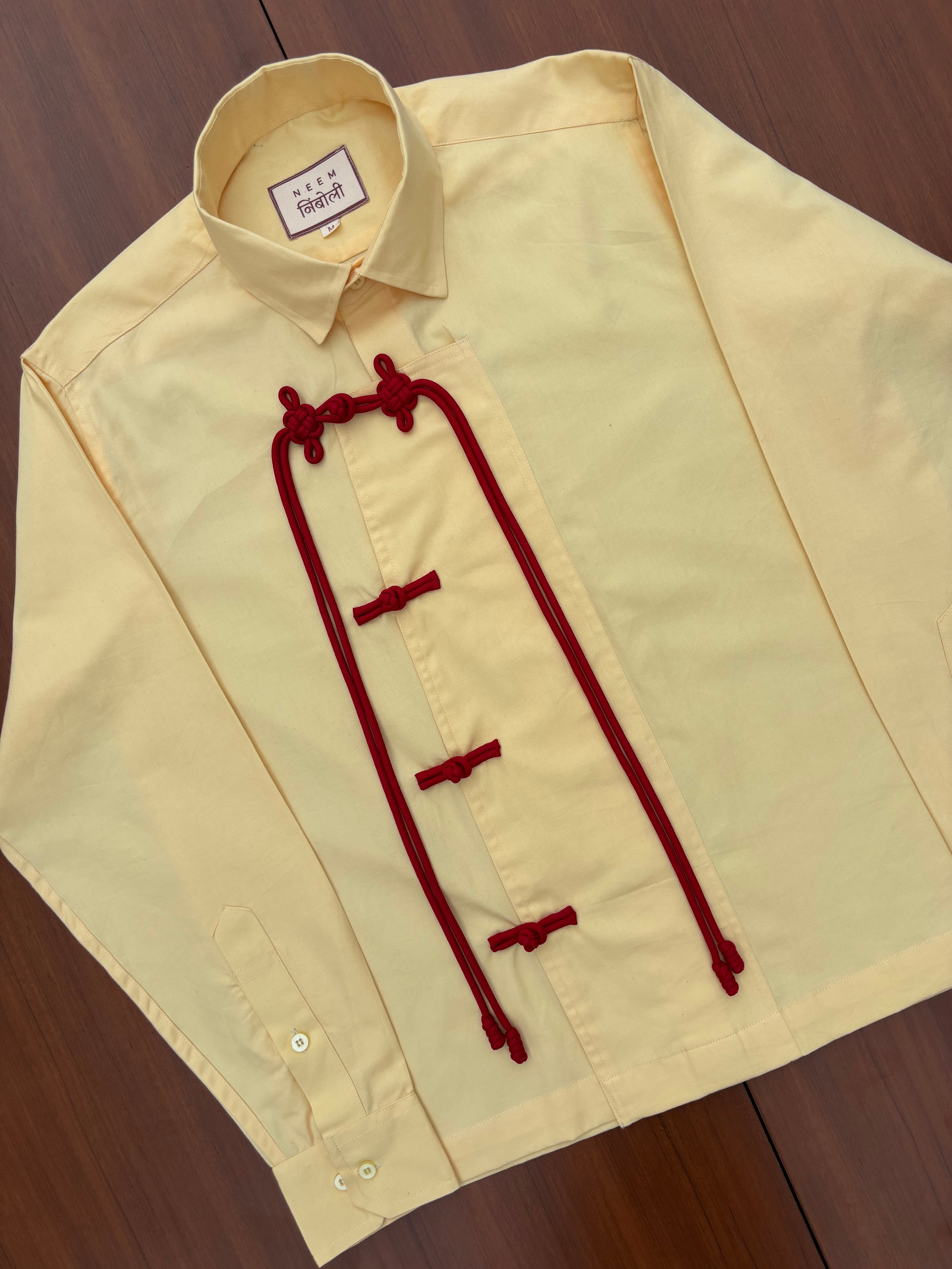 Yellow Cheongsam Shirt