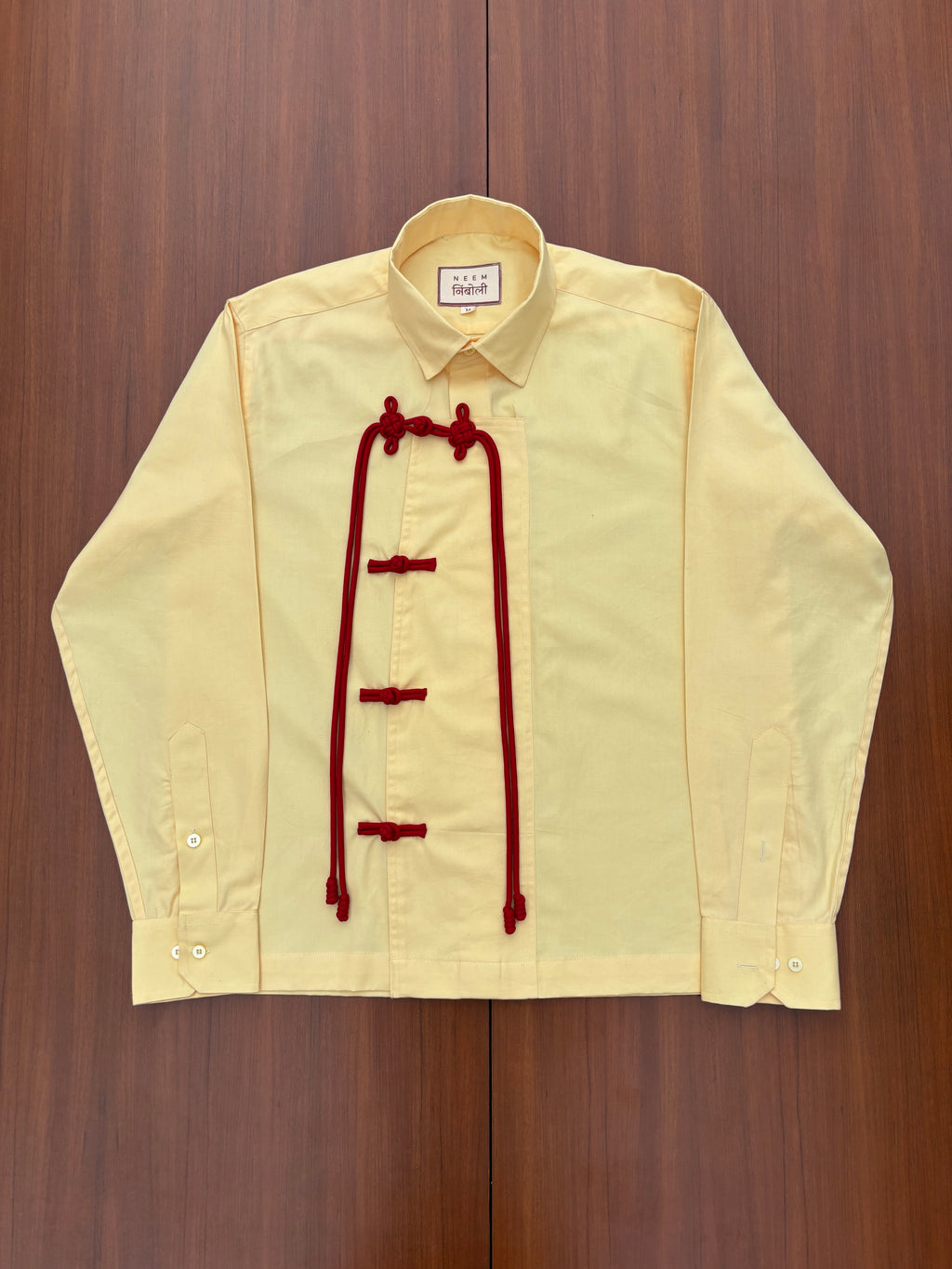 Yellow Cheongsam Shirt