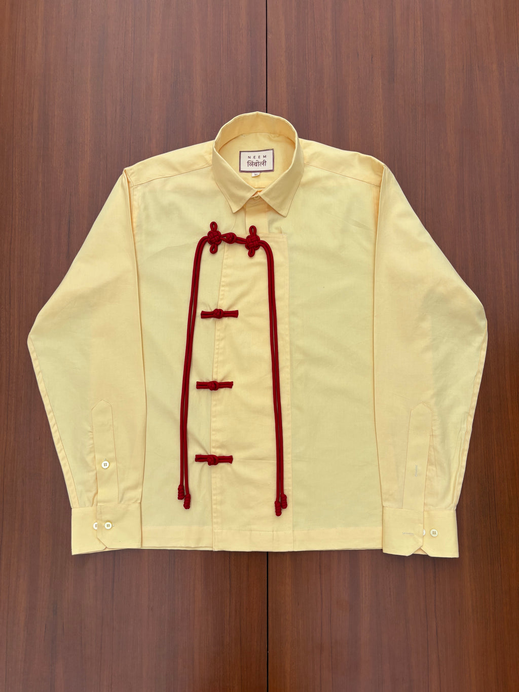 Yellow Cheongsam Shirt