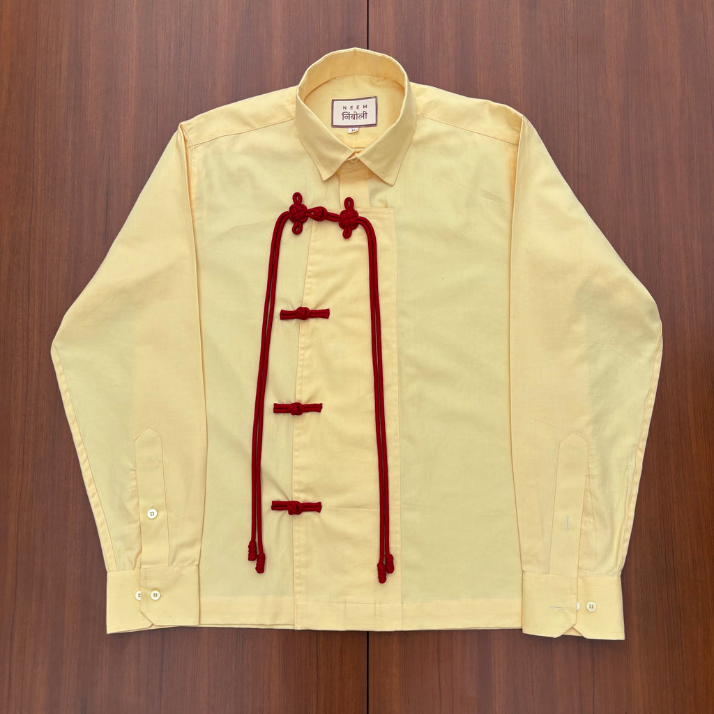 Yellow Cheongsam Shirt