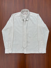 Beaded Open Back Cotton Shirt with Detachable Tie