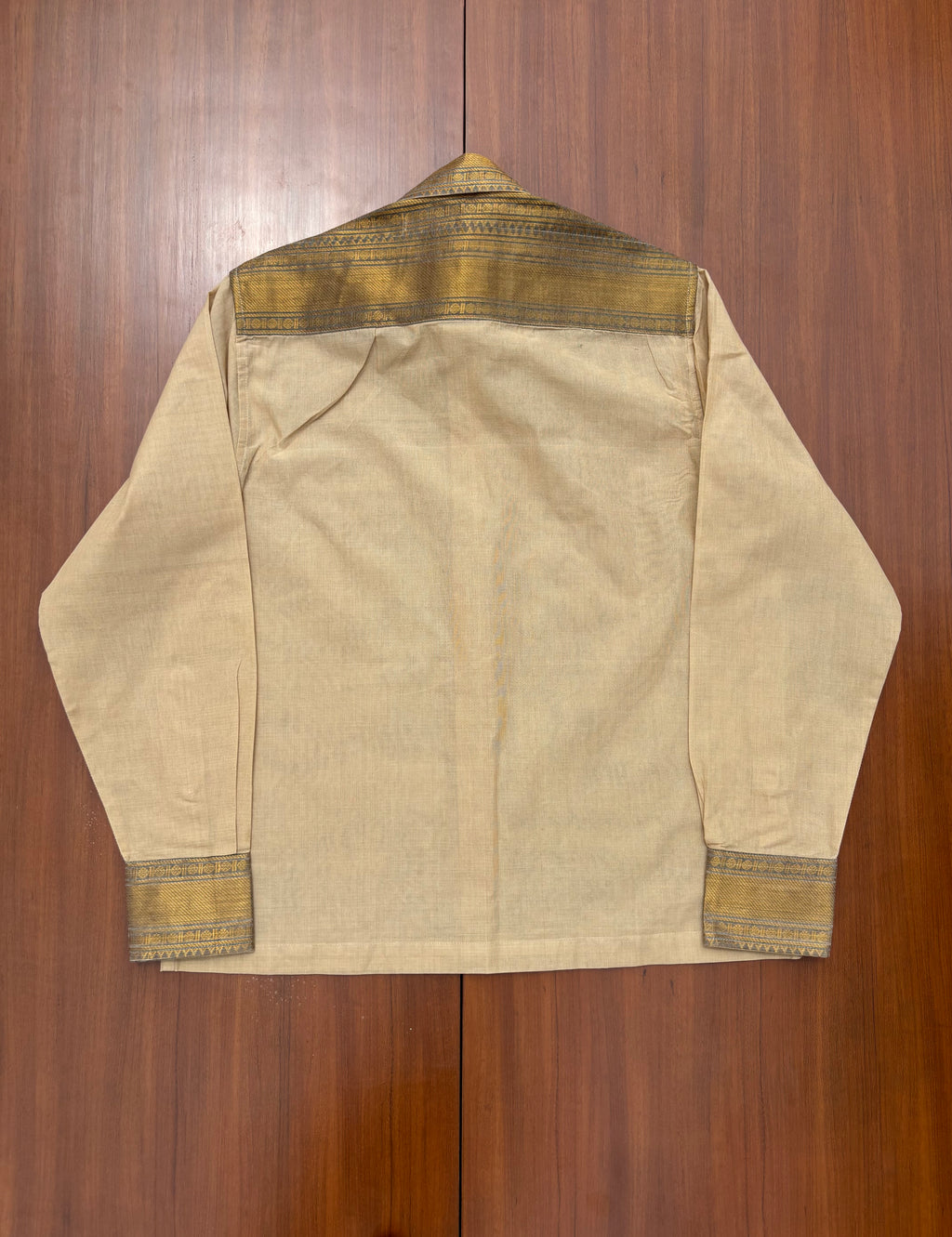 Golden Sand Handwoven Cotton Shirt
