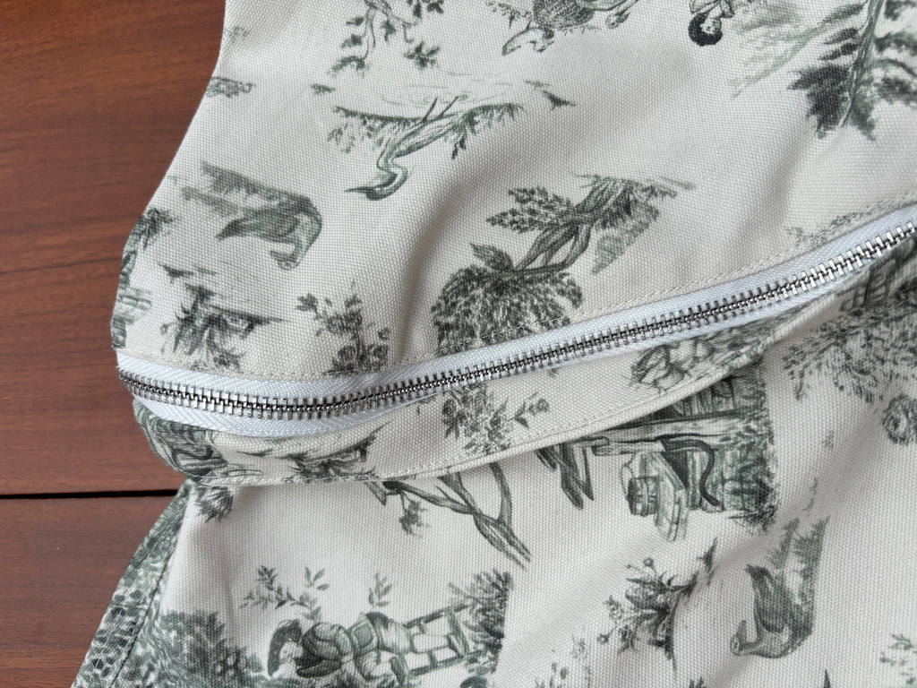 Detachable Sleeve Landscape Overshirt