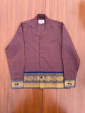 Mauve Temple Border Shirt