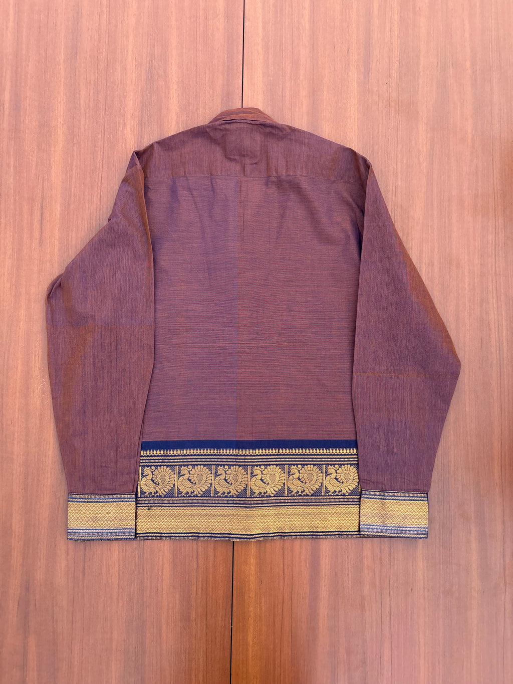 Mauve Temple Border Shirt