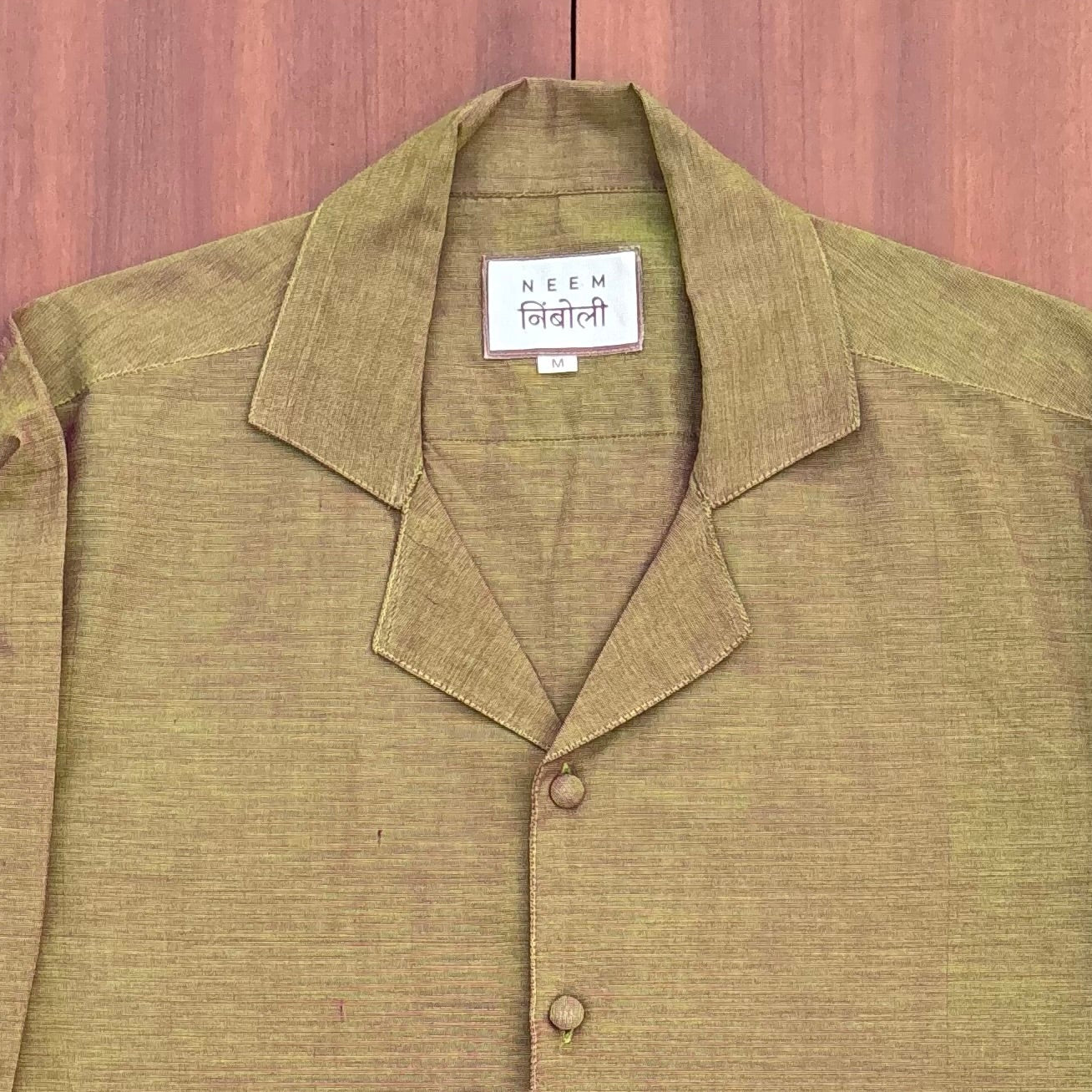 Olive Elephant Border Shirt